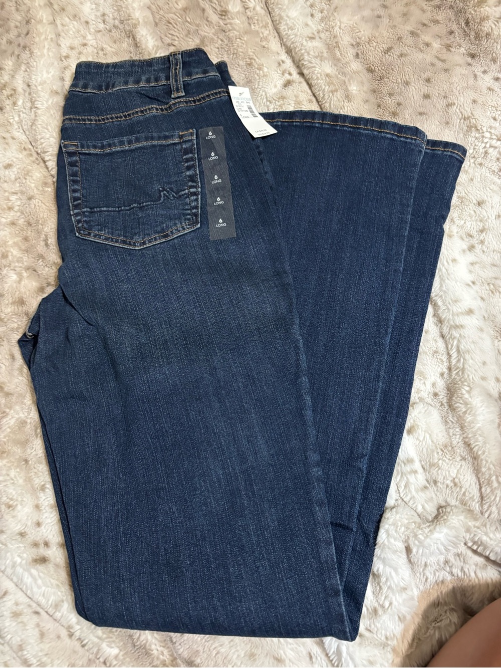 Maurices Dark Blue Wide Leg Jeans